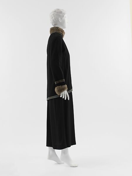 "Steppe", Paul Poiret (French, Paris 1879–1944 Paris), silk, wool, fur, cotton, French