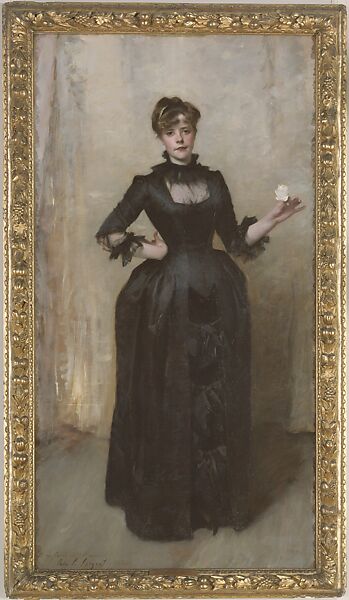 John Singer Sargent - Lady with the Rose (Charlotte Louise