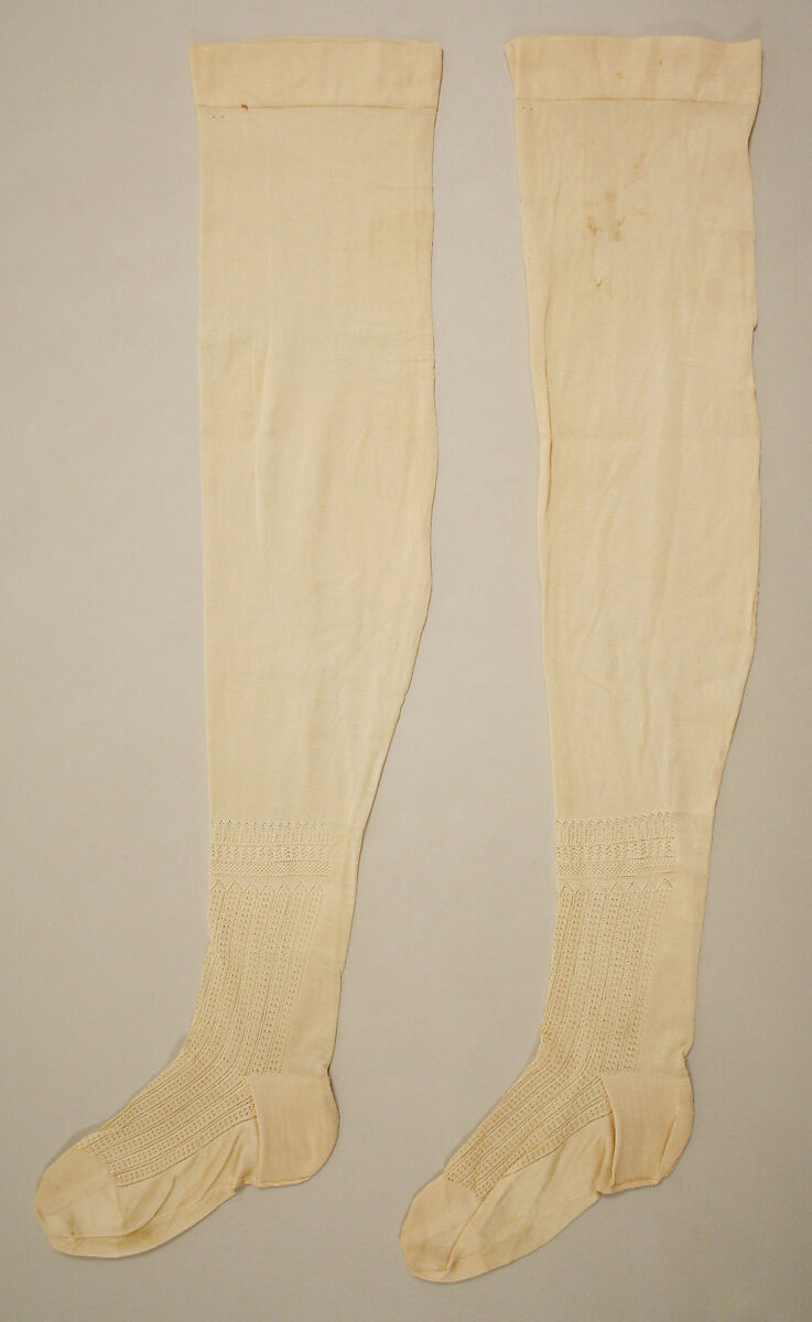 Stockings, silk, French