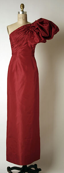 Evening dress, Madame Grès (Germaine Émilie Krebs) (French, Paris 1903–1993 Var region), silk, French