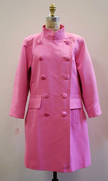 Coat, Yves Saint Laurent (French, founded 1961), silk, French 
