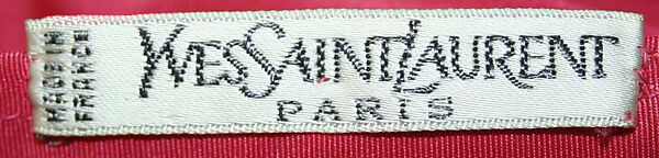 Cape, Yves Saint Laurent (French, founded 1961), silk, French