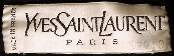 Evening dress, Yves Saint Laurent (French, founded 1961), silk, French