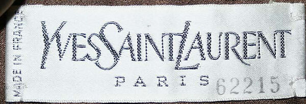 Coat, Yves Saint Laurent (French, founded 1961), a) silk, synthetic blend, plastic; b) wool, silk; c,d) synthetic blend, French