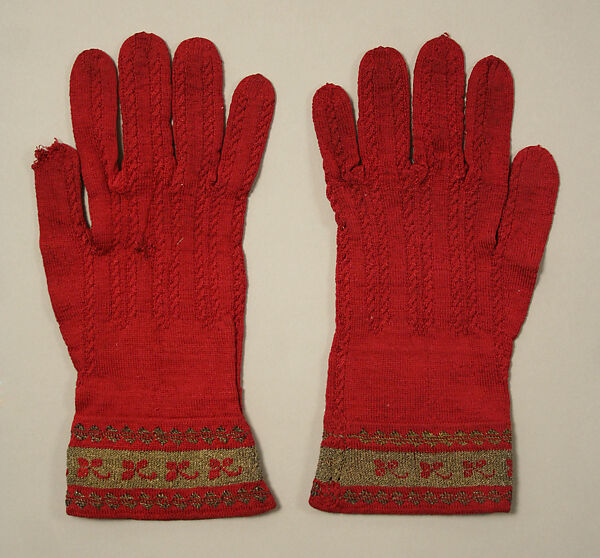Gloves, [no medium available], American or European