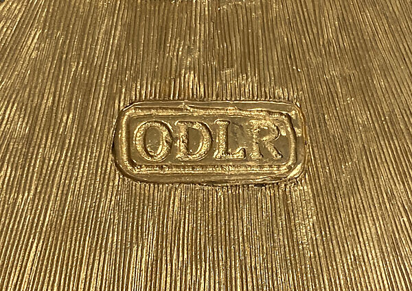 Dress, Oscar de la Renta, LLC. (American, founded 1965), a) wool; b) silk, enamel, metal, leather, American