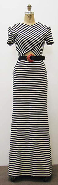 Dress, Oscar de la Renta, LLC. (American, founded 1965), a) wool; b) silk, enamel, metal, leather, American 