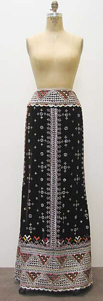 Ensemble, Oscar de la Renta, LLC. (American, founded 1965), a, b) silk, cotton, plastic; c) silk, American