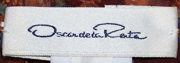 Ensemble, Oscar de la Renta, LLC. (American, founded 1965), a, b) silk, cotton, plastic; c) silk, American