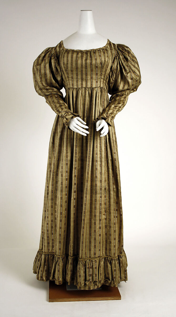 Dress, silk, European 