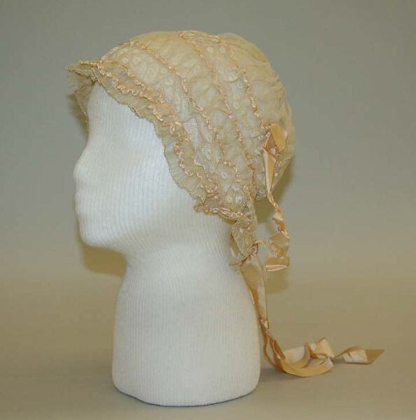 Boudoir cap, [no medium available], American or European 