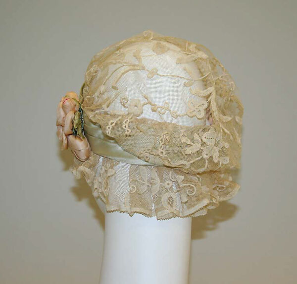 Boudoir cap, [no medium available], French