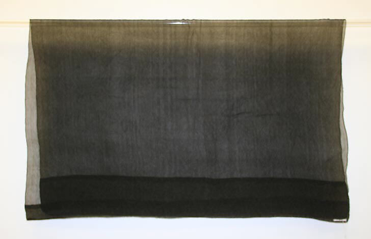 Mourning veil, [no medium available], American or European 