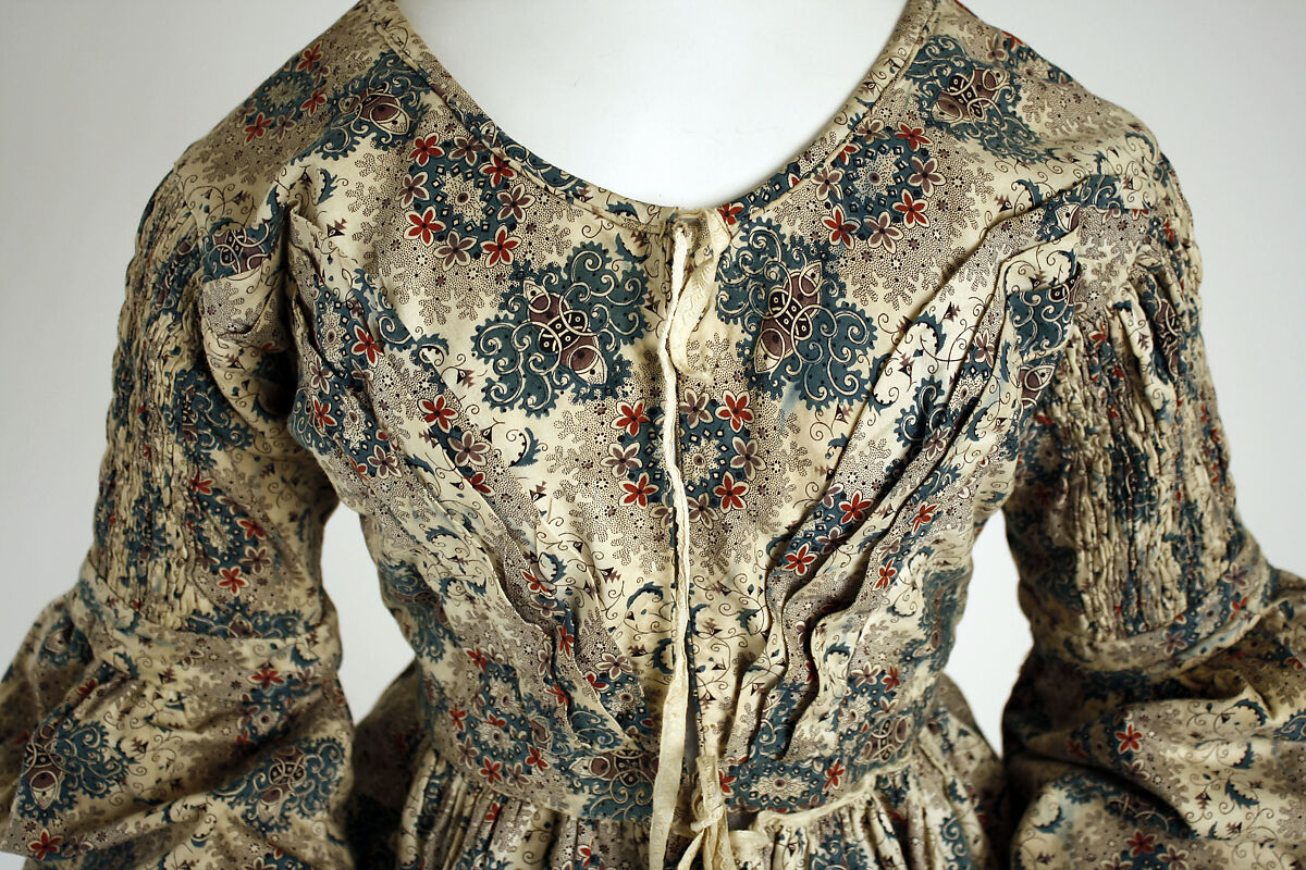 Dress, cotton, British