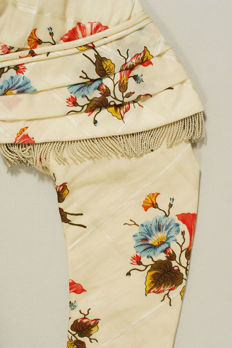 Evening dress, wool, silk, British