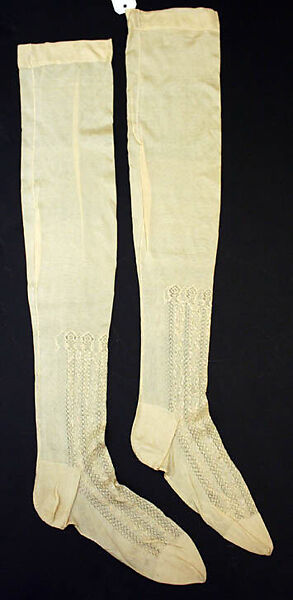 Stockings, silk, French 