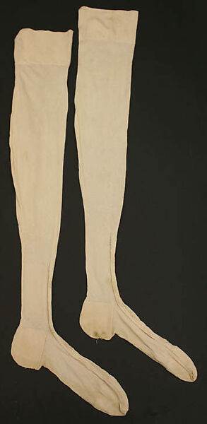 Stockings, artificial silk, French 