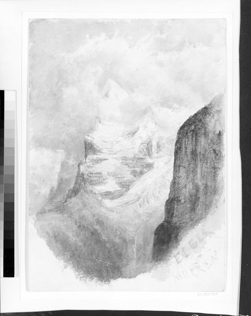 Mürren, John Singer Sargent (American, Florence 1856–1925 London), Watercolor on off-white wove paper, American