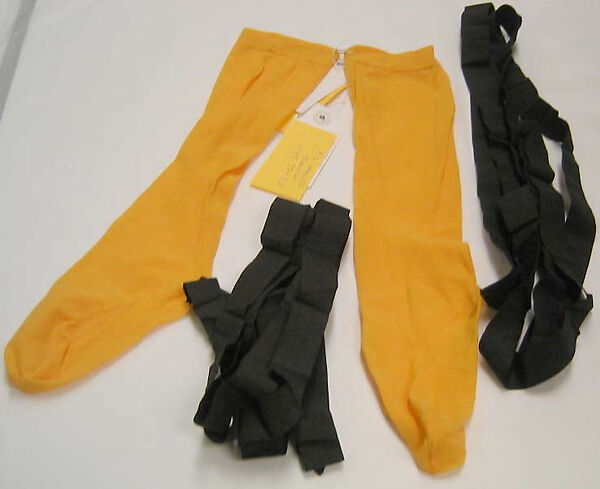Socks, Rudi Gernreich (American (born Austria), Vienna 1922–1985 Los Angeles, California), nylon, elastic, American 