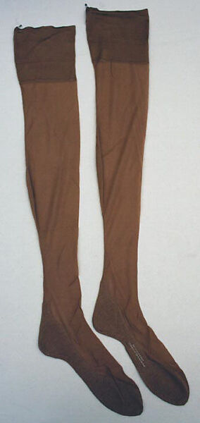Stockings, rayon, cotton, American