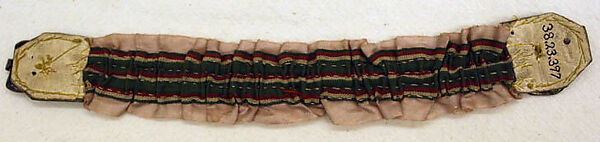 Garters, silk, European 