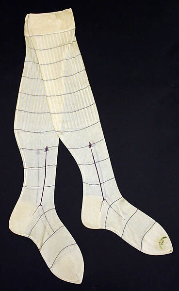 Stockings, James McCutcheon &amp; Co. (American), silk, cotton, American 