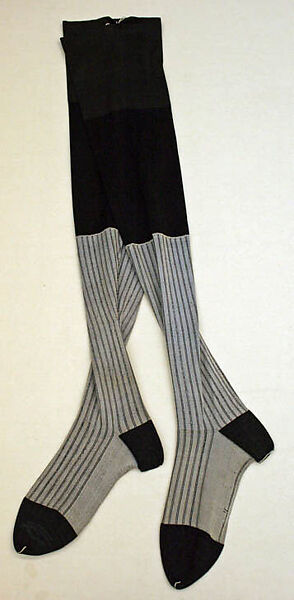 Stockings, Bonwit Teller &amp; Co. (American, founded 1907), silk, cotton, American 