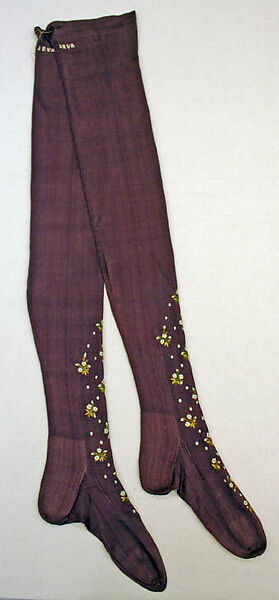 Stockings, silk, French 