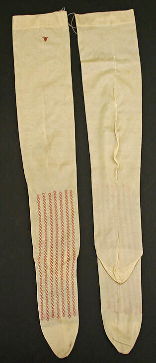 Stockings, silk, French 