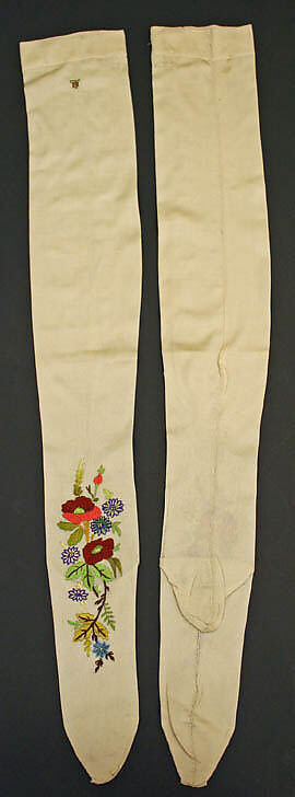 Stockings, silk, French 