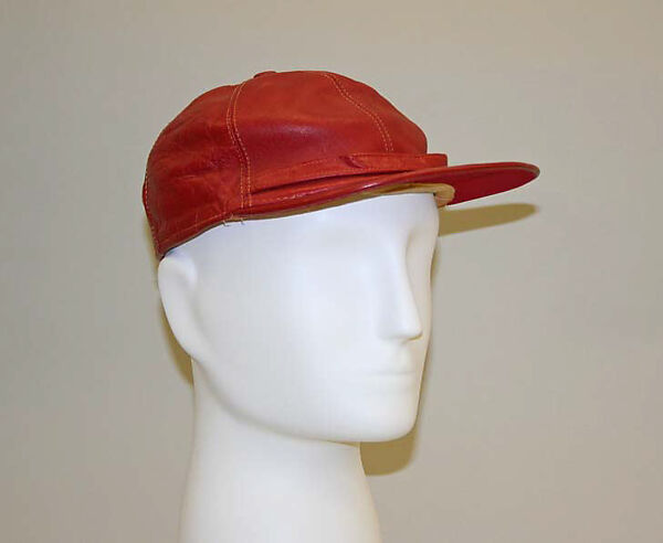 Hat, leather, cotton, American