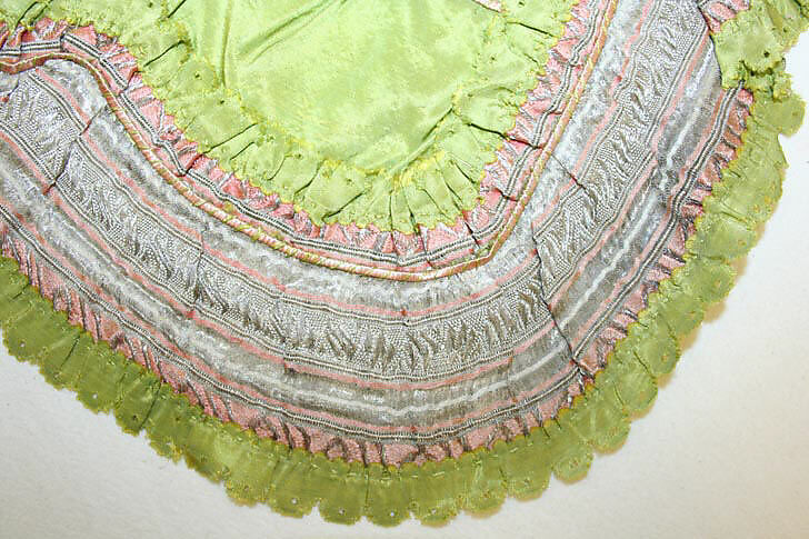 Apron, silk, European