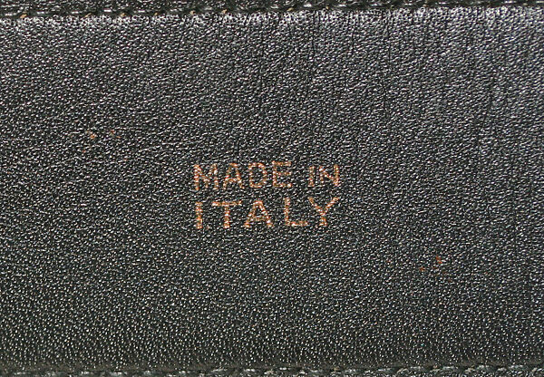 Belt, Cerruti 1881 (Italian, founded 1967), leather, Italian