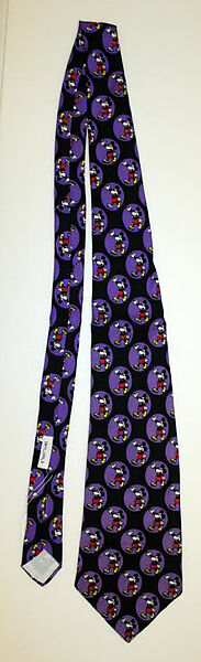 Necktie, Calvin Curtis, silk, American 