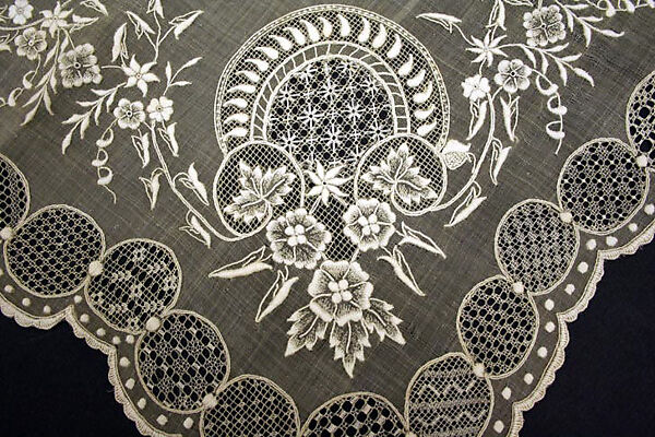 Handkerchief, linen, Mexican