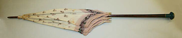 Parasol, cotton, wood, American or European