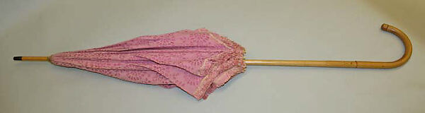 Parasol, cotton, linen, wood, American or European