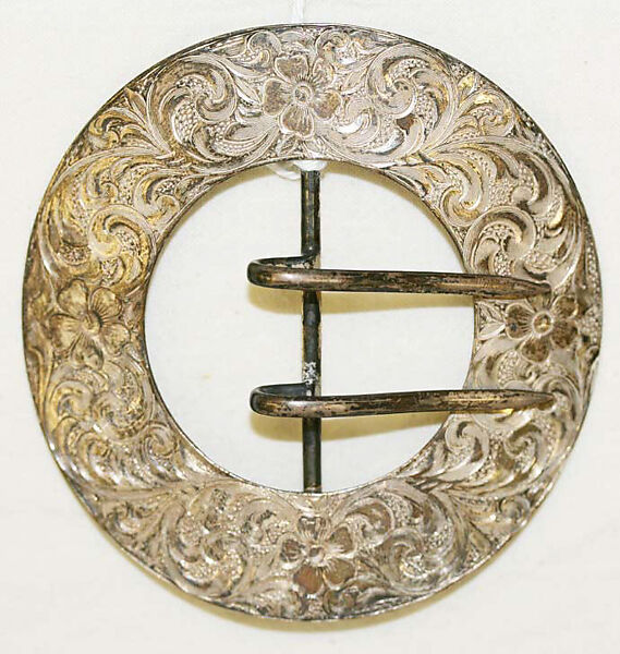 Belt buckle, metal, American or European 