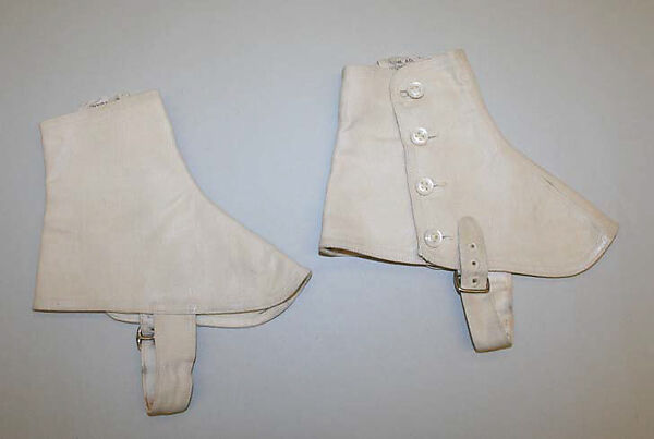 Spats, Brooks Brothers (American, founded 1818), linen, American 