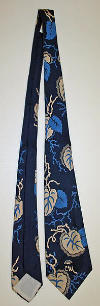 Necktie, silk, American 