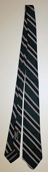 Necktie, Brooks Brothers (American, founded 1818), silk, American 