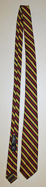 Necktie, Brooks Brothers (American, founded 1818), silk, American 