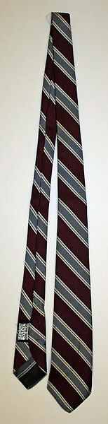 Necktie, Brooks Brothers (American, founded 1818), silk, American 