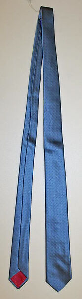 Necktie, Elsa Schiaparelli (Italian, 1890–1973), silk, French 