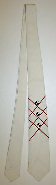 Necktie, wool, American 