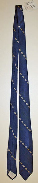 Necktie, silk, American 