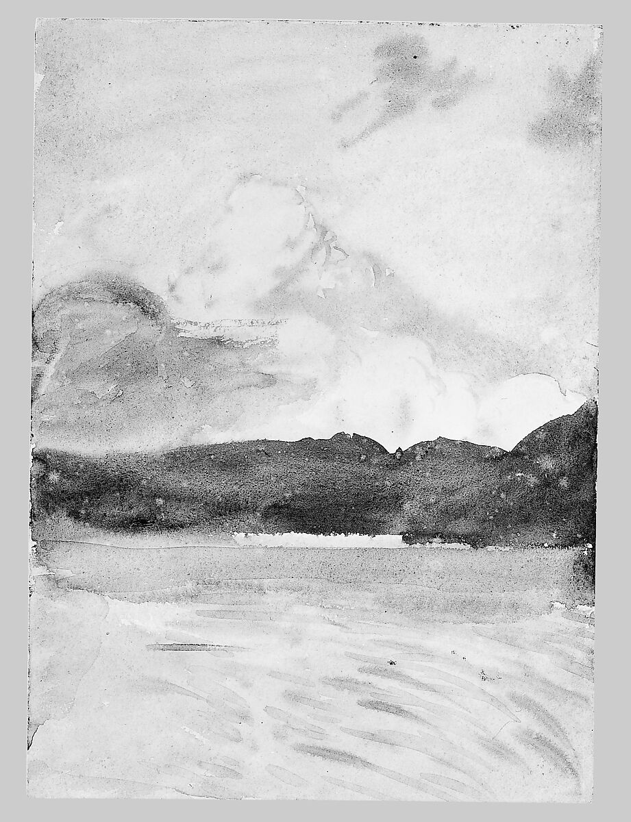 Scotland, John Singer Sargent (American, Florence 1856–1925 London), Watercolor on white wove paper, American