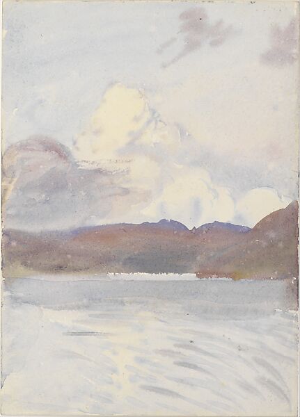 Scotland, John Singer Sargent (American, Florence 1856–1925 London), Watercolor on white wove paper, American 