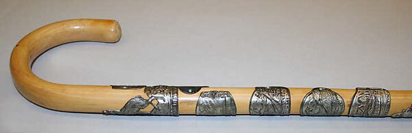 Cane, wood, metal, Swiss