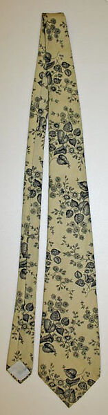 Necktie, cotton, American 